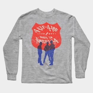 Hip-Hop Made in America Long Sleeve T-Shirt